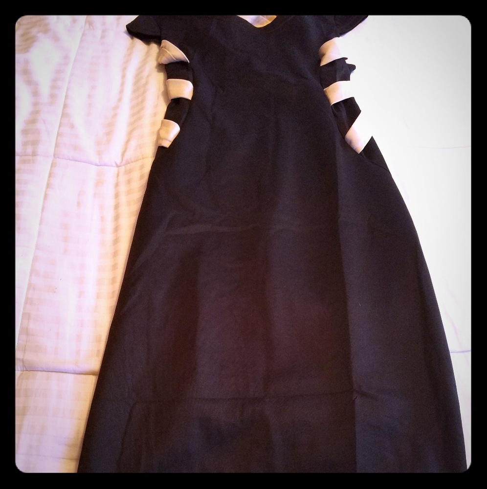 Black cocktail dress